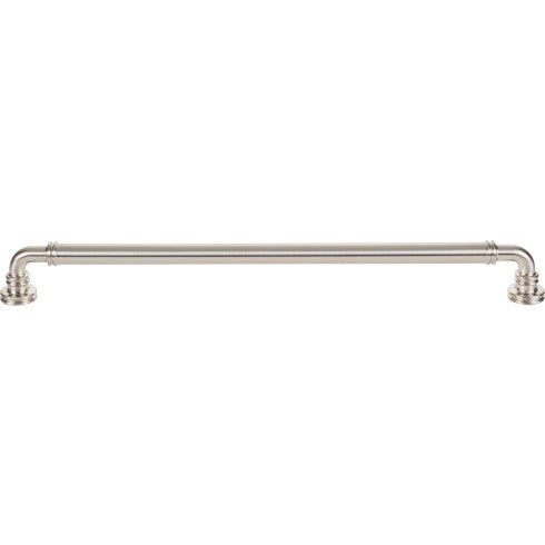 Top Knobs Cranford Pull 12" c-c in Brushed Satin Nickel
