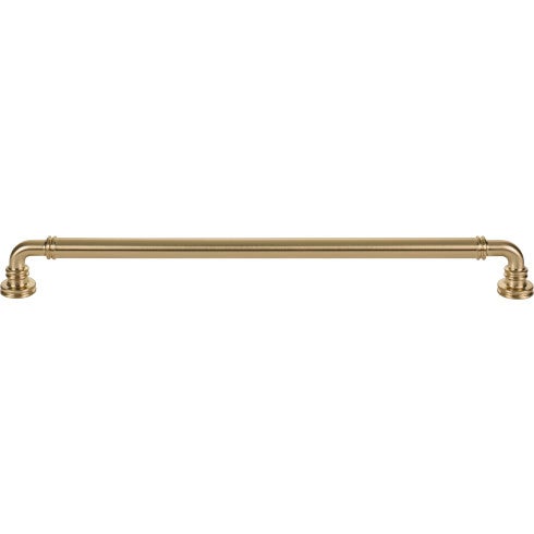 Top Knobs Cranford Pull 12" c-c in Honey Bronze