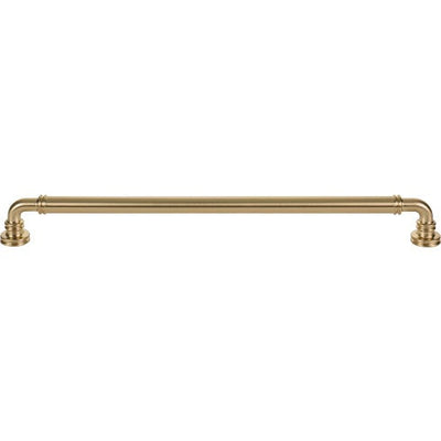 Top Knobs Cranford Pull 12" c-c in Honey Bronze