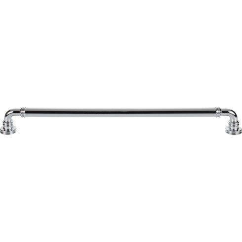 Top Knobs Cranford Pull 12" c-c in Polished Chrome