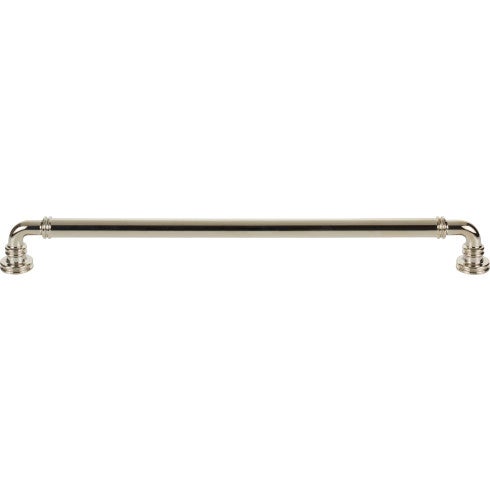 Top Knobs Cranford Pull 12" c-c in Polished Nickel