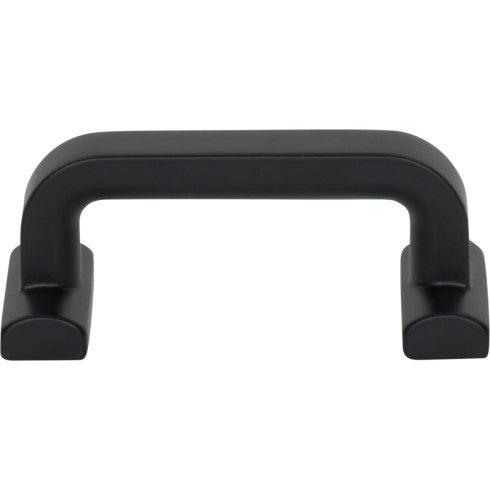 Top Knobs Harrison Pull 2 1/2" c-c in Flat Black