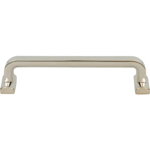 Top Knobs Harrison Pull 5 1/16" c-c in Polished Nickel