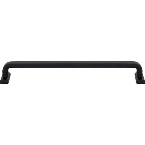 Top Knobs Harrison Pull 8 13/16" c-c in Flat Black