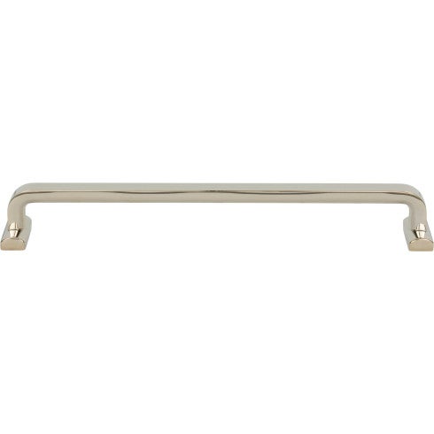 Top Knobs Harrison Pull 8 13/16" c-c in Polished Nickel