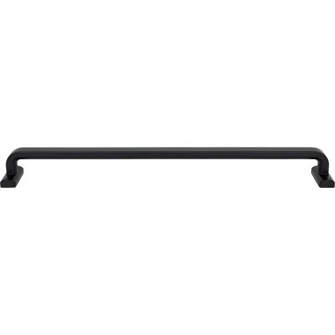Top Knobs Harrison Pull 18" c-c Appliance Pull in Flat Black