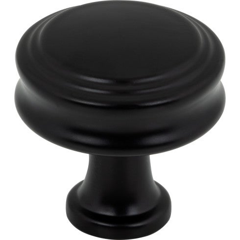 Top Knobs Coddington Knob 1 1/4" in Flat Black