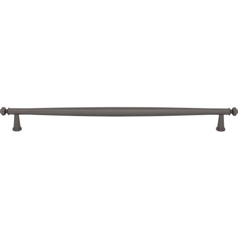 Top Knobs Coddington Pull 12" c-c in Ash Gray