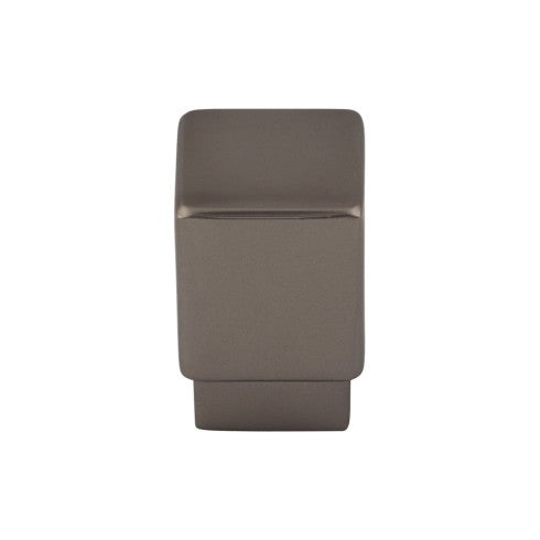 Top Knobs Tapered Square Knob 3/4" in Ash Gray