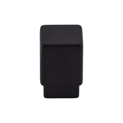 Top Knobs Tapered Square Knob 3/4" in Flat Black