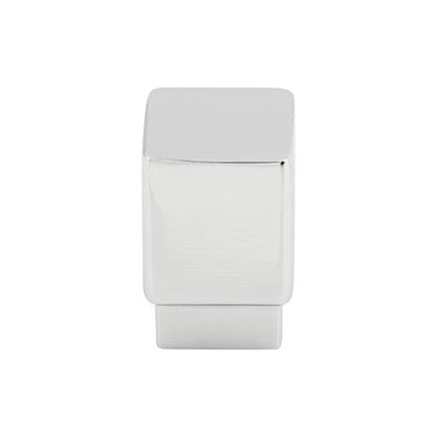 Top Knobs Tapered Square Knob 3/4" in Polished Chrome