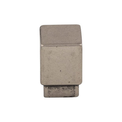 Top Knobs Tapered Square Knob 3/4" in Pewter Antique