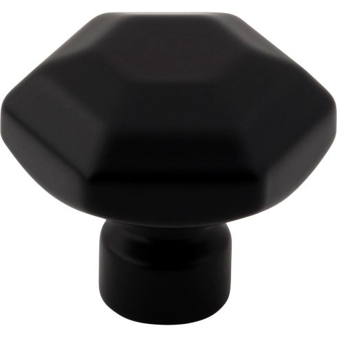 Top Knobs Dustin Knob 1 1/4" in Flat Black