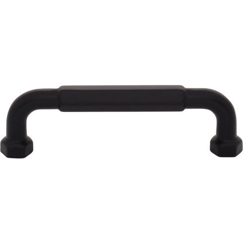 Top Knobs Dustin Pull 3 3/4" c-c in Flat Black