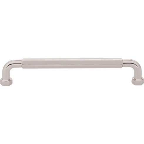 Top Knobs Dustin Pull 6 5/16" c-c in Polished Nickel