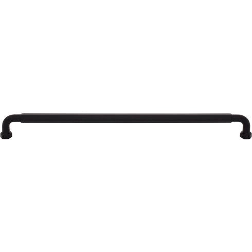 Top Knobs Dustin Pull 12" c-c in Flat Black