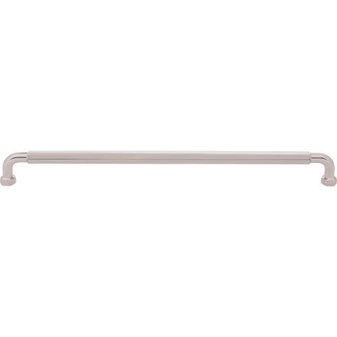 Top Knobs Dustin Pull 12" c-c in Polished Nickel