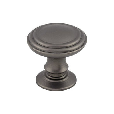 Top Knobs Reeded Knob 1 1/4" in Ash Gray