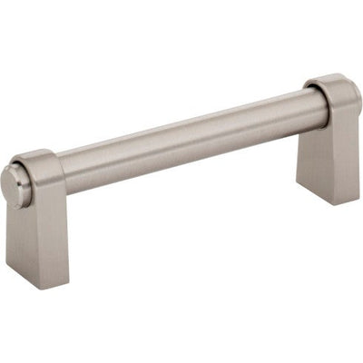 Top Knobs Lawrence Pull 3 3/4" c-c in Brushed Satin Nickel