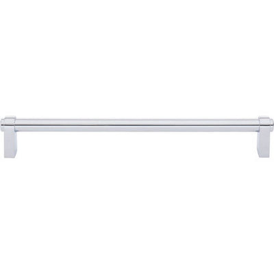 Top Knobs Lawrence Pull 8 13/16" c-c in Polished Chrome