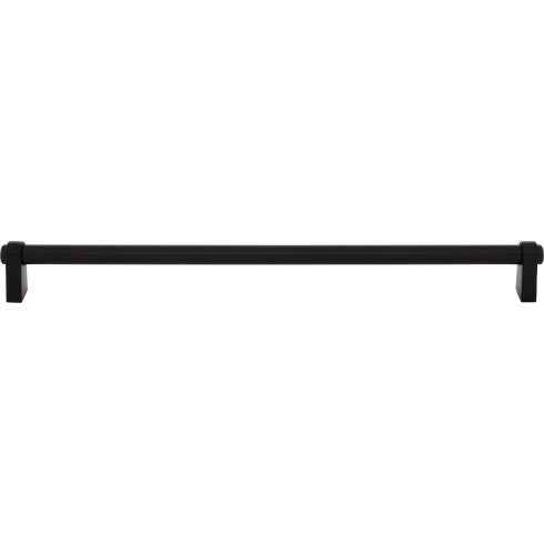 Top Knobs Lawrence Pull 12" c-c in Flat Black