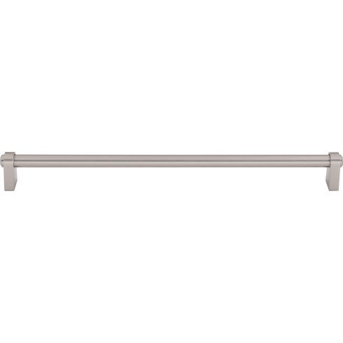 Top Knobs Lawrence Pull 12" c-c in Brushed Satin Nickel