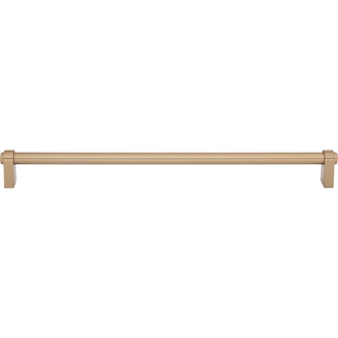 Top Knobs Lawrence Pull 12" c-c in Honey Bronze