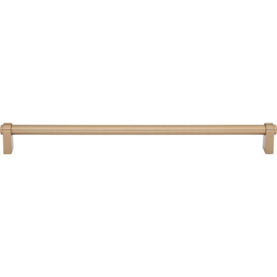 Top Knobs Lawrence Pull 12" c-c in Honey Bronze