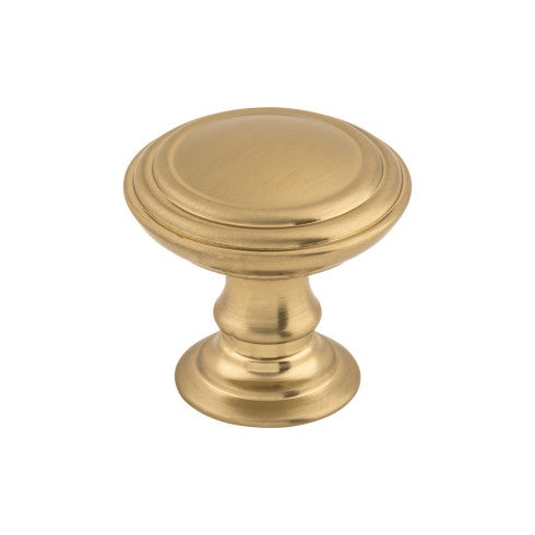 Top Knobs Reeded Knob 1 1/2" in Honey Bronze