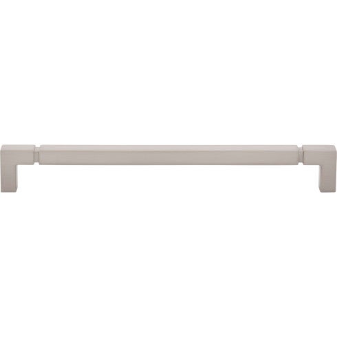 Top Knobs Langston Pull 8 13/16" c-c in Brushed Satin Nickel