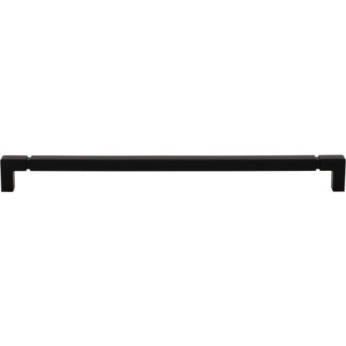 Top Knobs Langston Pull 12" c-c in Flat Black