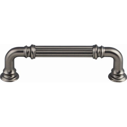 Top Knobs Reeded Appliance Pull 3 3/4" c-c in Ash Gray