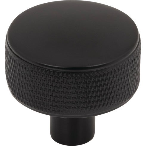 Top Knobs Burnham Round Knob 1 1/4" in Flat Black