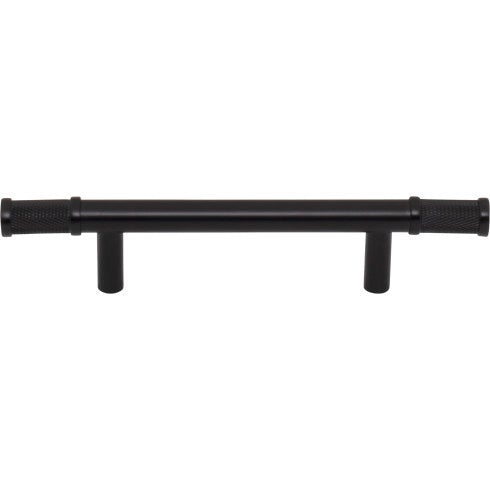 Top Knobs Burnham Pull 3 3/4" c-c in Flat Black