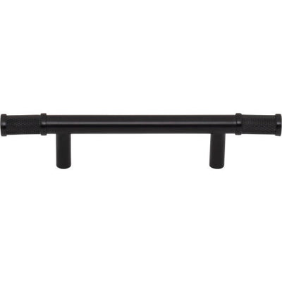 Top Knobs Burnham Pull 3 3/4" c-c in Flat Black