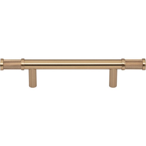 Top Knobs Burnham Pull 3 3/4" c-c in Honey Bronze
