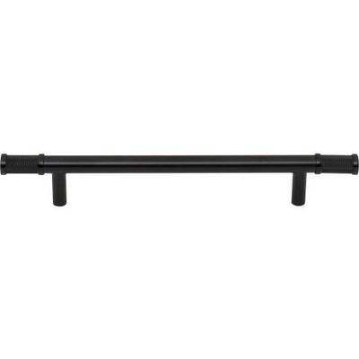 Top Knobs Burnham Pull 6 5/16" c-c in Flat Black