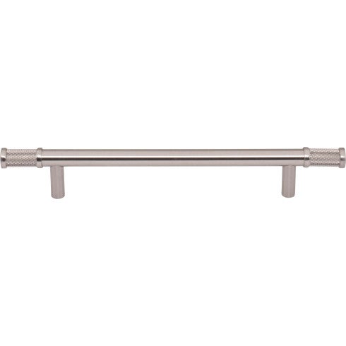 Top Knobs Burnham Pull 6 5/16" c-c in Brushed Satin Nickel