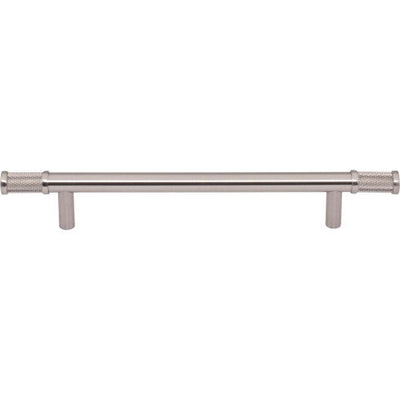Top Knobs Burnham Pull 6 5/16" c-c in Brushed Satin Nickel
