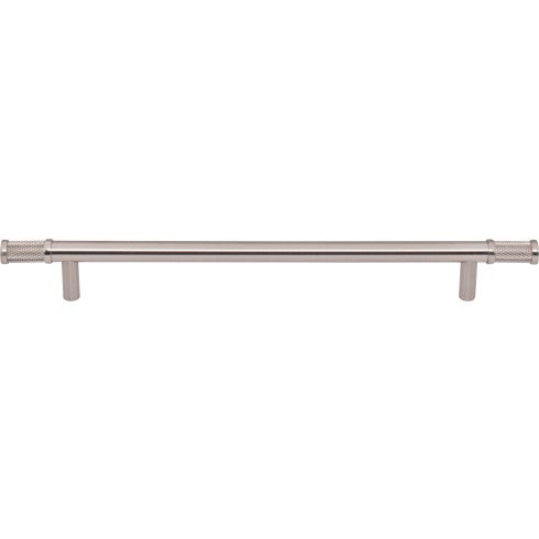 Top Knobs Burnham Pull 8 13/16" c-c in Brushed Satin Nickel