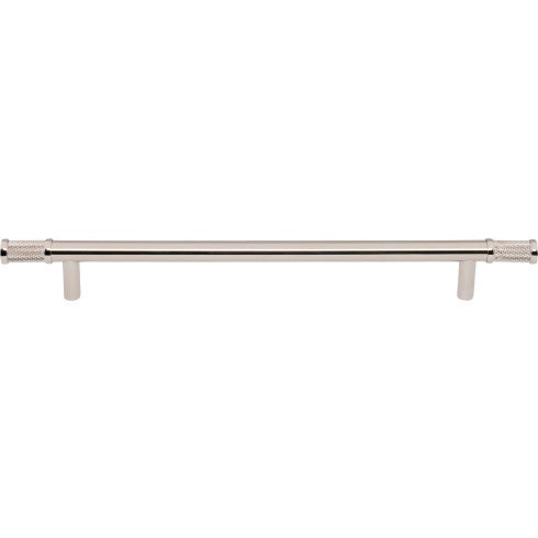 Top Knobs Burnham Pull 8 13/16" c-c in Polished Nickel