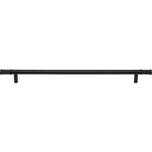 Top Knobs Burnham Pull 12" c-c in Flat Black