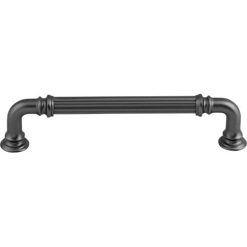 Top Knobs Reeded Appliance Pull 5" c-c in Ash Gray