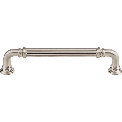 Top Knobs Reeded Appliance Pull 5" c-c in Brushed Satin Nickel