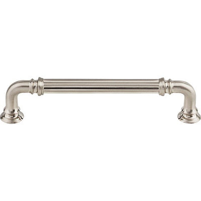 Top Knobs Reeded Appliance Pull 5" c-c in Brushed Satin Nickel