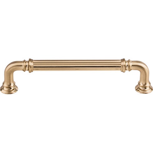 Top Knobs Reeded Appliance Pull 5" c-c in Honey Bronze