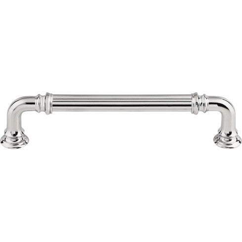 Top Knobs Reeded Appliance Pull 5" c-c in Polished Chrome