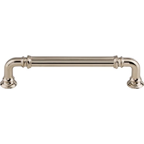 Top Knobs Reeded Appliance Pull 5" c-c in Polished Nickel