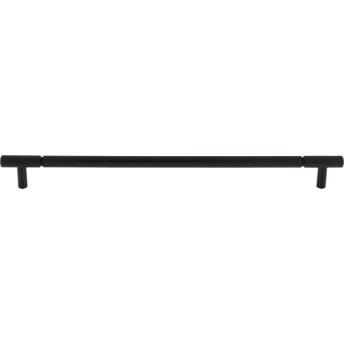 Top Knobs Prestwick Pull 12" c-c in Flat Black