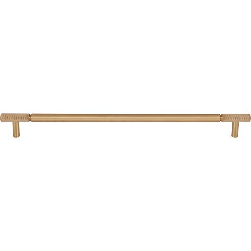 Top Knobs Prestwick Pull 12" c-c in Honey Bronze